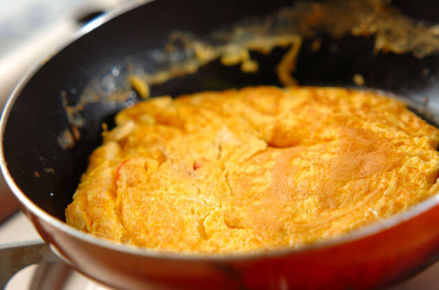 ふんわりカニタマの作り方の手順7