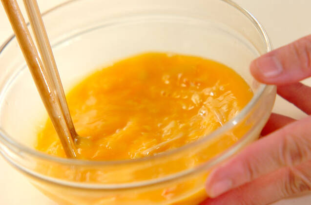 ふんわりカニタマの作り方の手順5