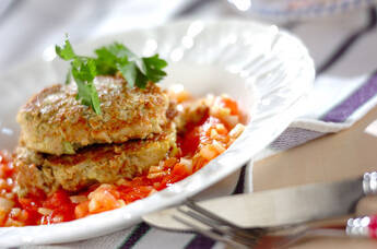 マグロとアボカドのソテー