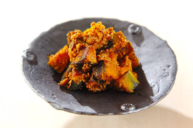 カボチャのゴマ和え