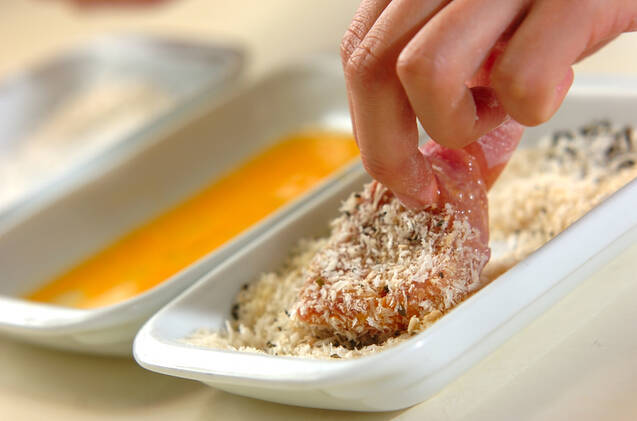 チーズヒレカツの作り方の手順2