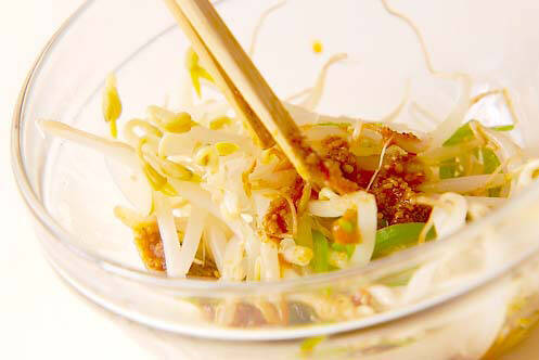 モヤシのゴマ和えの作り方の手順3