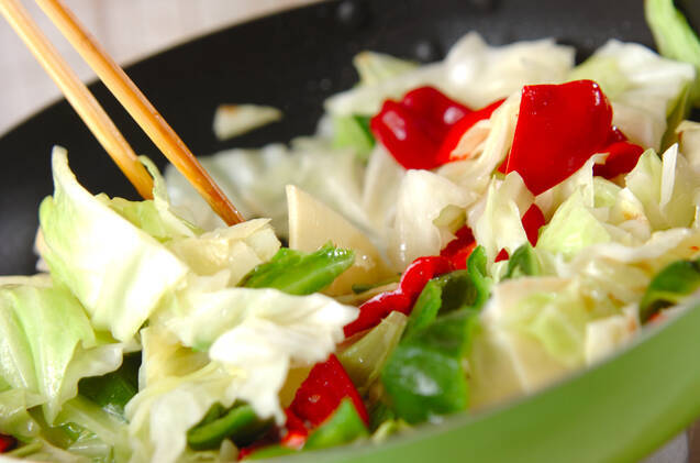 野菜のピリ辛みそ炒めの作り方の手順6