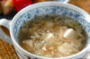 ザーサイと豆腐のスープの作り方の手順