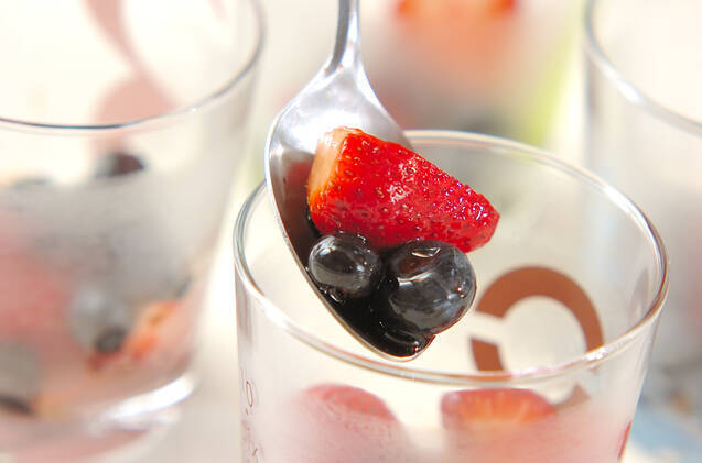 ベリーとバルサミコのデザートの作り方の手順5