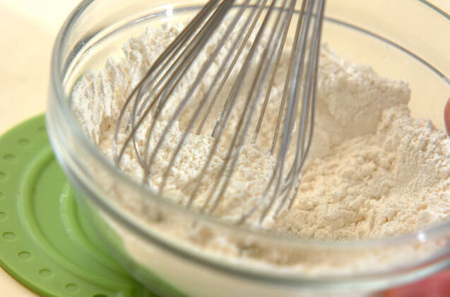 甘味ギュッと！りんごのパンケーキキャラメリゼ by増田 知子さんの作り方の手順2