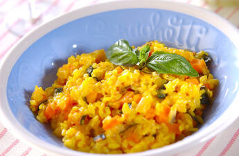 カボチャのリゾット