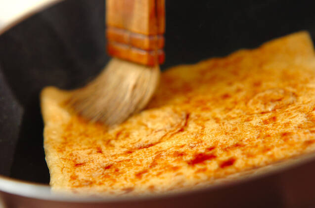 桜エビと焼き揚げの混ぜご飯の作り方の手順2