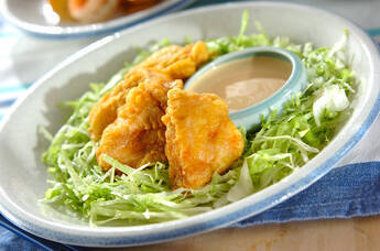 白身魚のサックリカレー揚げ