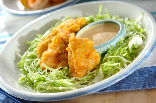 白身魚のサックリカレー揚げ