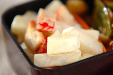 大根のユズマヨ和え