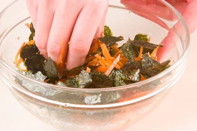 三色ナムルの作り方の手順7
