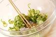 キュウリのジャコ甘酢の作り方の手順3