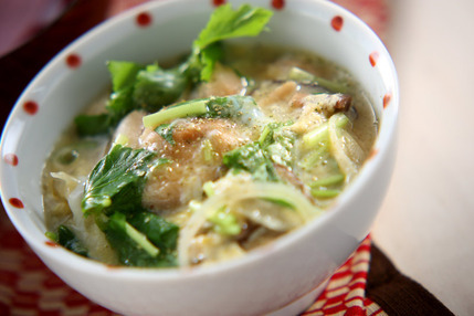 もち麩の卵とじ