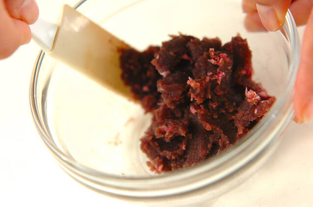 桜ゴマ団子の作り方の手順1