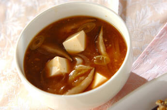 具だくさんのおみそ汁