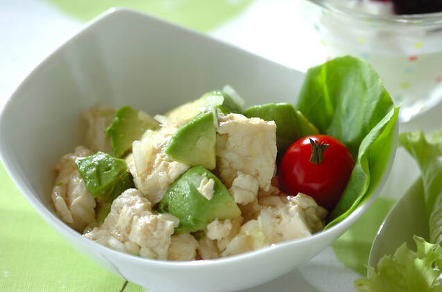 豆腐サラダ