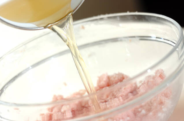 ロースハムのテリーヌの作り方の手順3