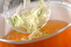せん切り野菜のみそ汁の作り方の手順3