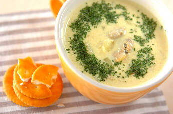 アサリのカレースープ