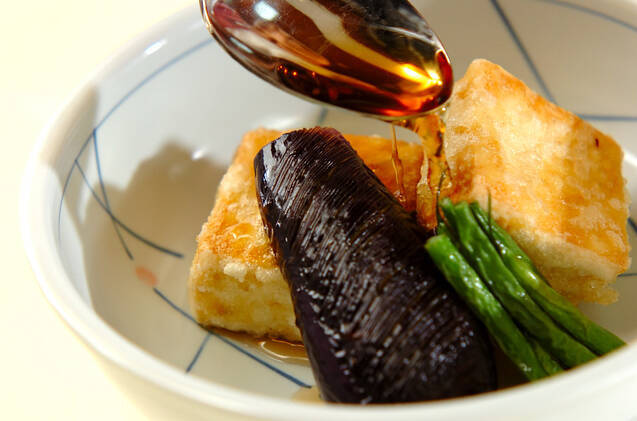 野菜添え揚げ出し豆腐の作り方の手順8