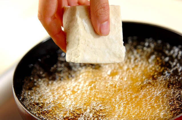 野菜添え揚げ出し豆腐の作り方の手順6