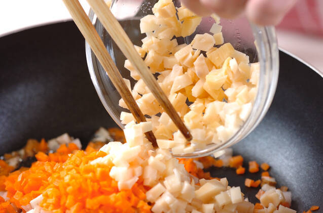 根菜サクサクいなり寿司の作り方の手順7