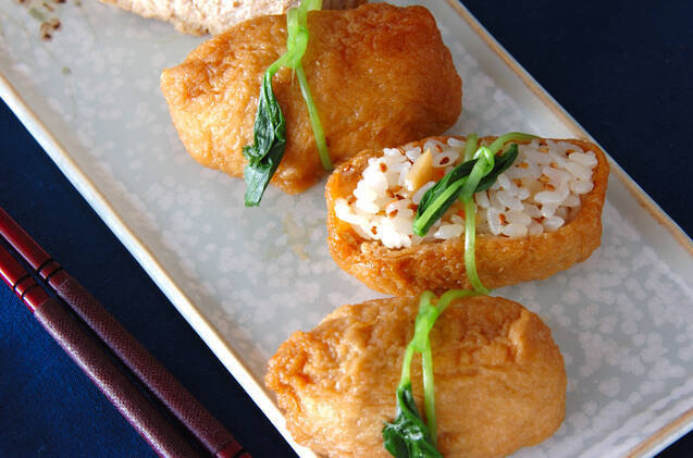 根菜サクサクいなり寿司