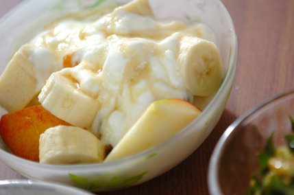 ヨーグルトフルーツ