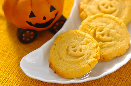 カボチャのハロウィンクッキー