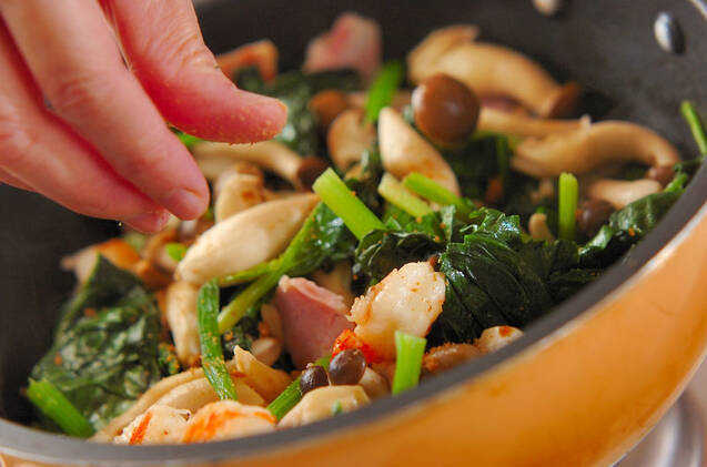 エビとホウレン草のキッシュの作り方の手順10