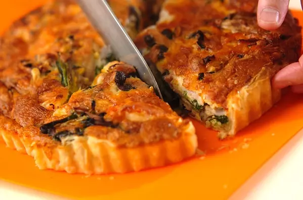 エビとホウレン草のキッシュの作り方5