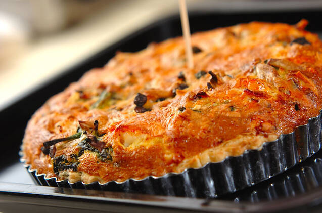 エビとホウレン草のキッシュの作り方の手順12