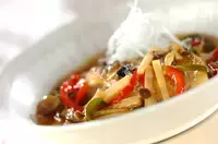 スズキの甘酢あんかけ