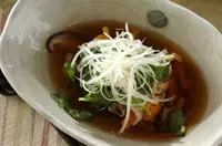 揚げ出し豆腐の野菜あんかけ