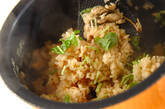 カキの炊き込みご飯の作り方6