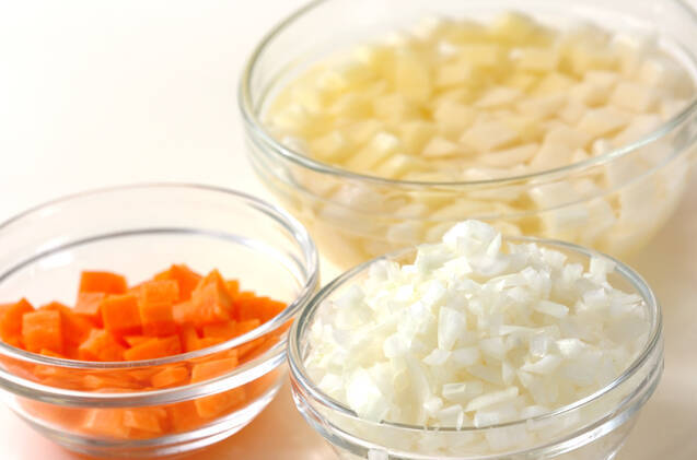 ホウレン草のスープの作り方の手順2