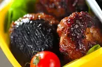 シイタケの肉詰め