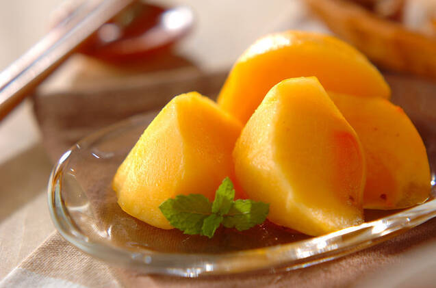 柿のリキュールがけ