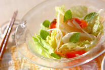 サーモンと玉ネギのサッパリサラダ