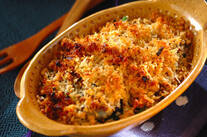 カキのサクサクパン粉焼き