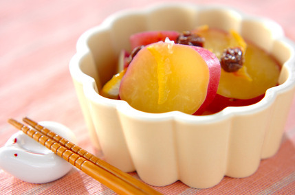 サツマイモのママレード煮