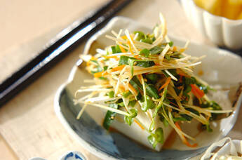 野菜たっぷり冷や奴