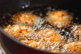 鶏つくねのアーモンド揚げの作り方3