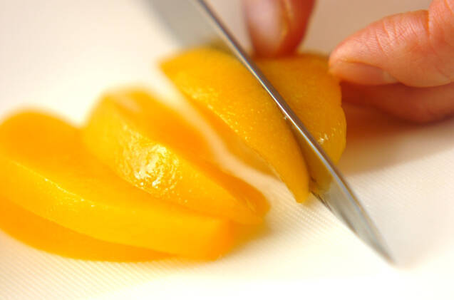 2色のピーチガレットの作り方の手順3