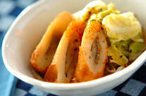 白菜とゴボ天の煮物