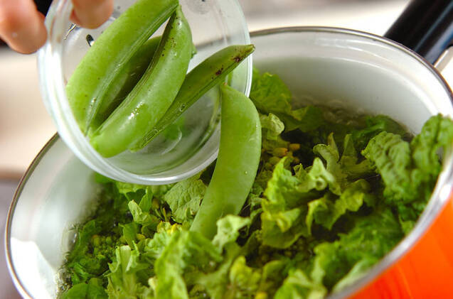 イカと菜の花のマスタードサラダの作り方の手順6