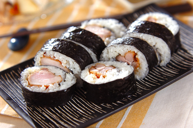 鶏の照り焼き唐揚げのり巻き レシピ 作り方 E レシピ 料理のプロが作る簡単レシピ