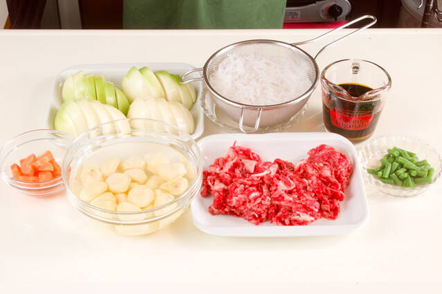 あっさり肉じゃがの作り方の手順1