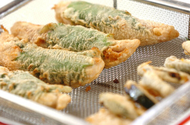 ささ身のタラコサンド揚げの作り方の手順8